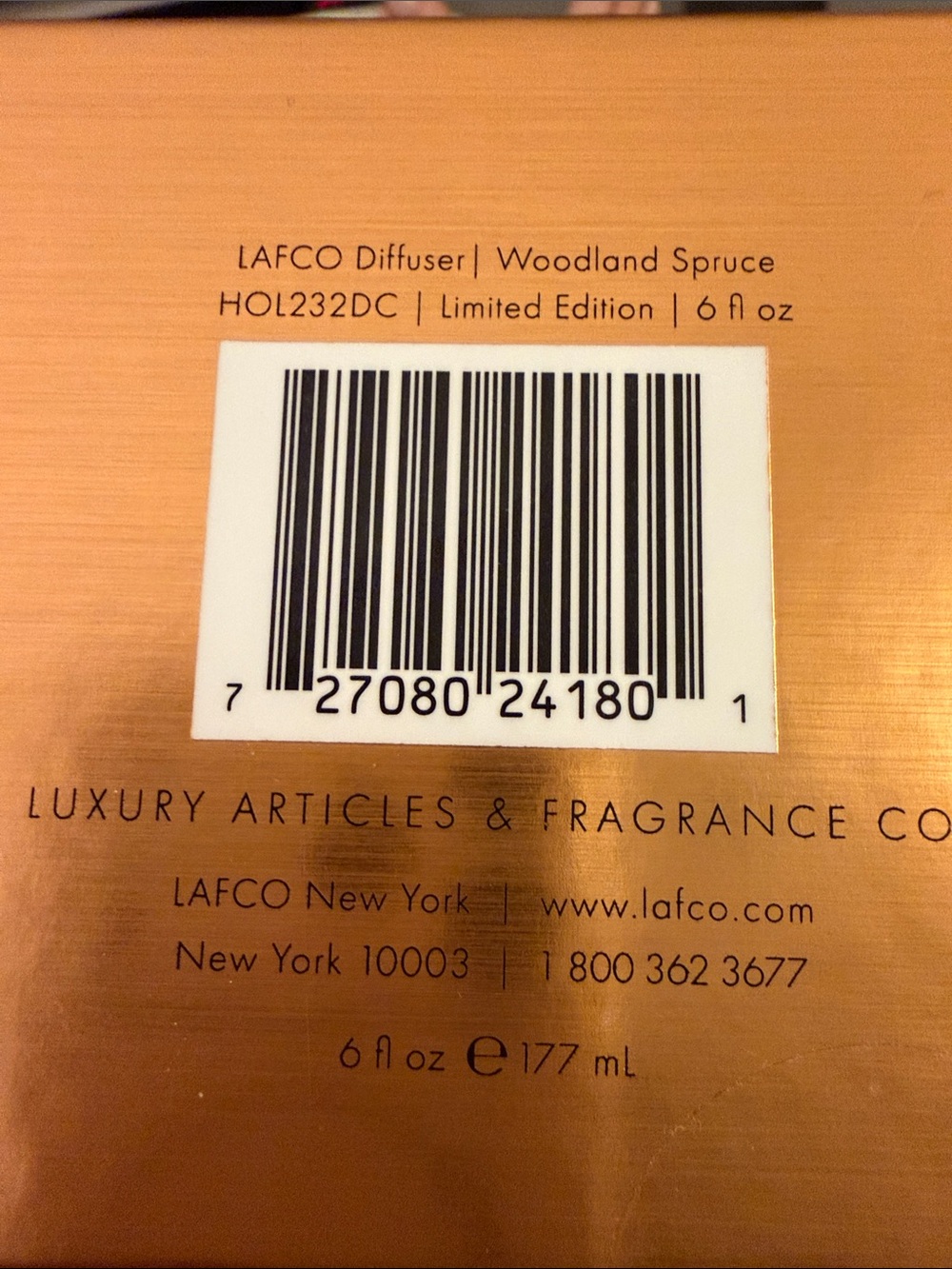 Lafco New York - Reed Diffuser - Picture 3 of 4
